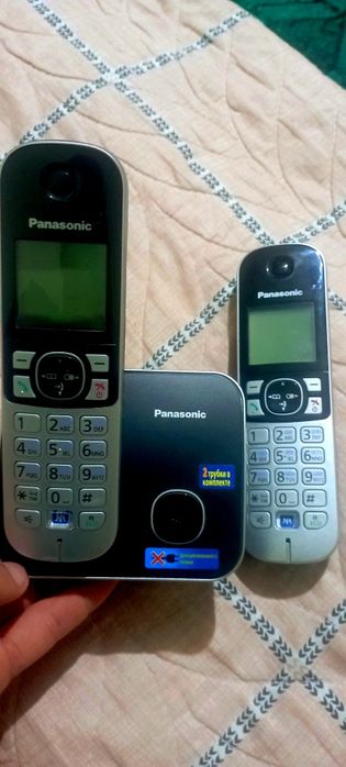 Panasonic damashniy telefoni x2