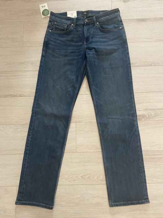 Blugi barbati 33/34 Thermo Straight, noi