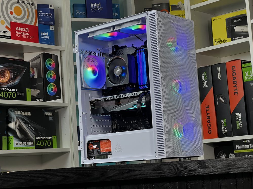 PC Ryzen 7, 32GB DDR4, SSD NVMe – Testat cu RTX 3080, 4070