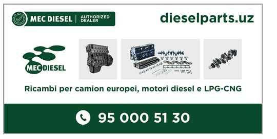 Standard Truck Service MChJ Mec-Disel S.p.A.Italiya nivakolatli dileri