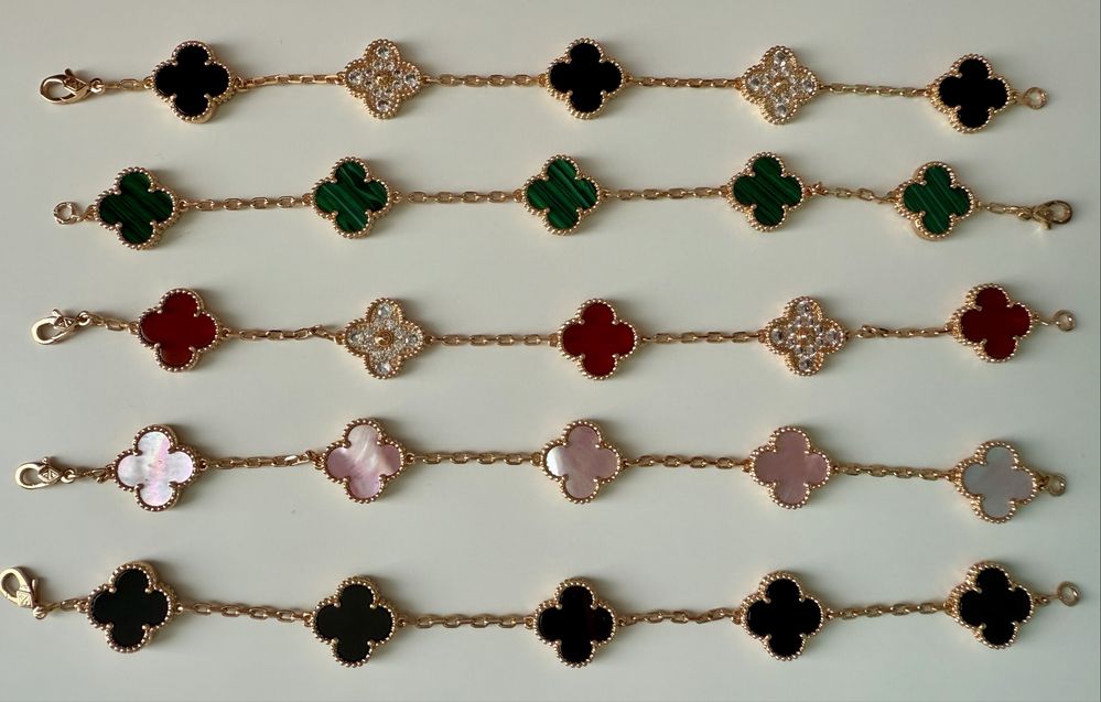 Van Cleef & Arpels Гривна с 18к златно покритие - ПЕЧАТ