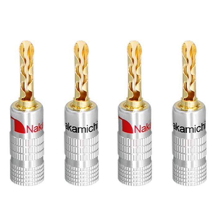 Conectori mufe Nakamichi audio cablu boxe banane conector mufa