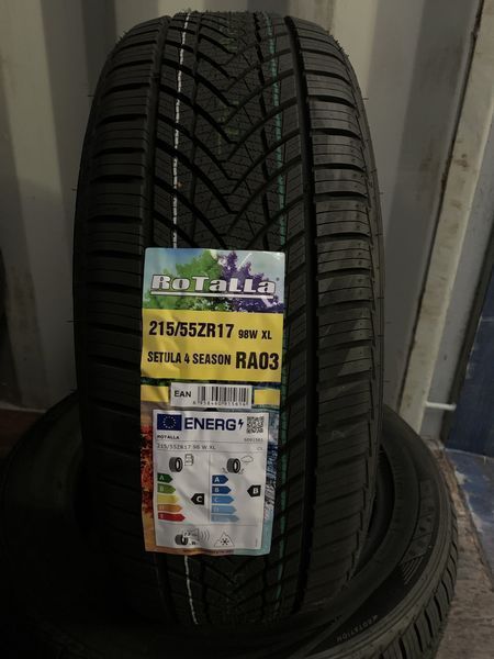 Нови всесезонни гуми ROTALLA SETULA 4 SEASON 215/55R17 98W XL НОВ DOT