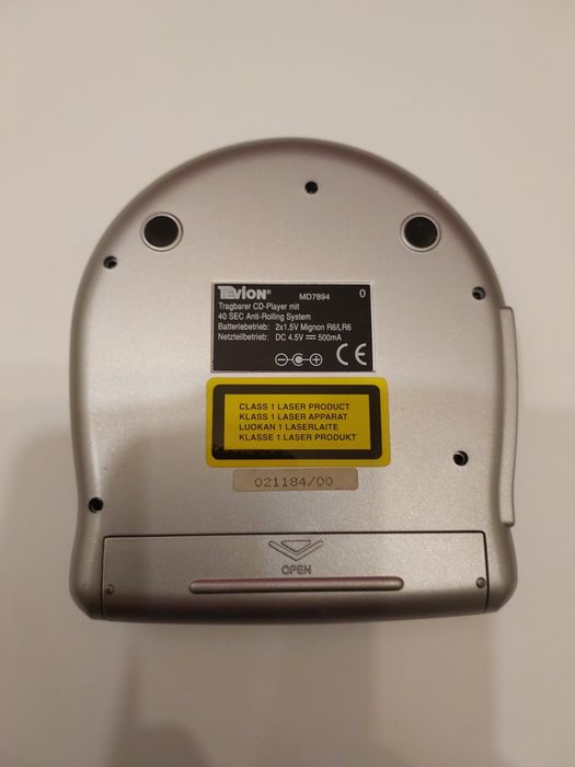 CD-Player Tevion MD7894. ESP, Anti-Rolling Sistem, Bass Boost.