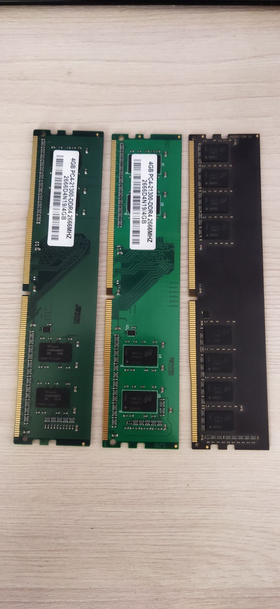 Оперативная память DDR4 по 4 гб 2666mhz