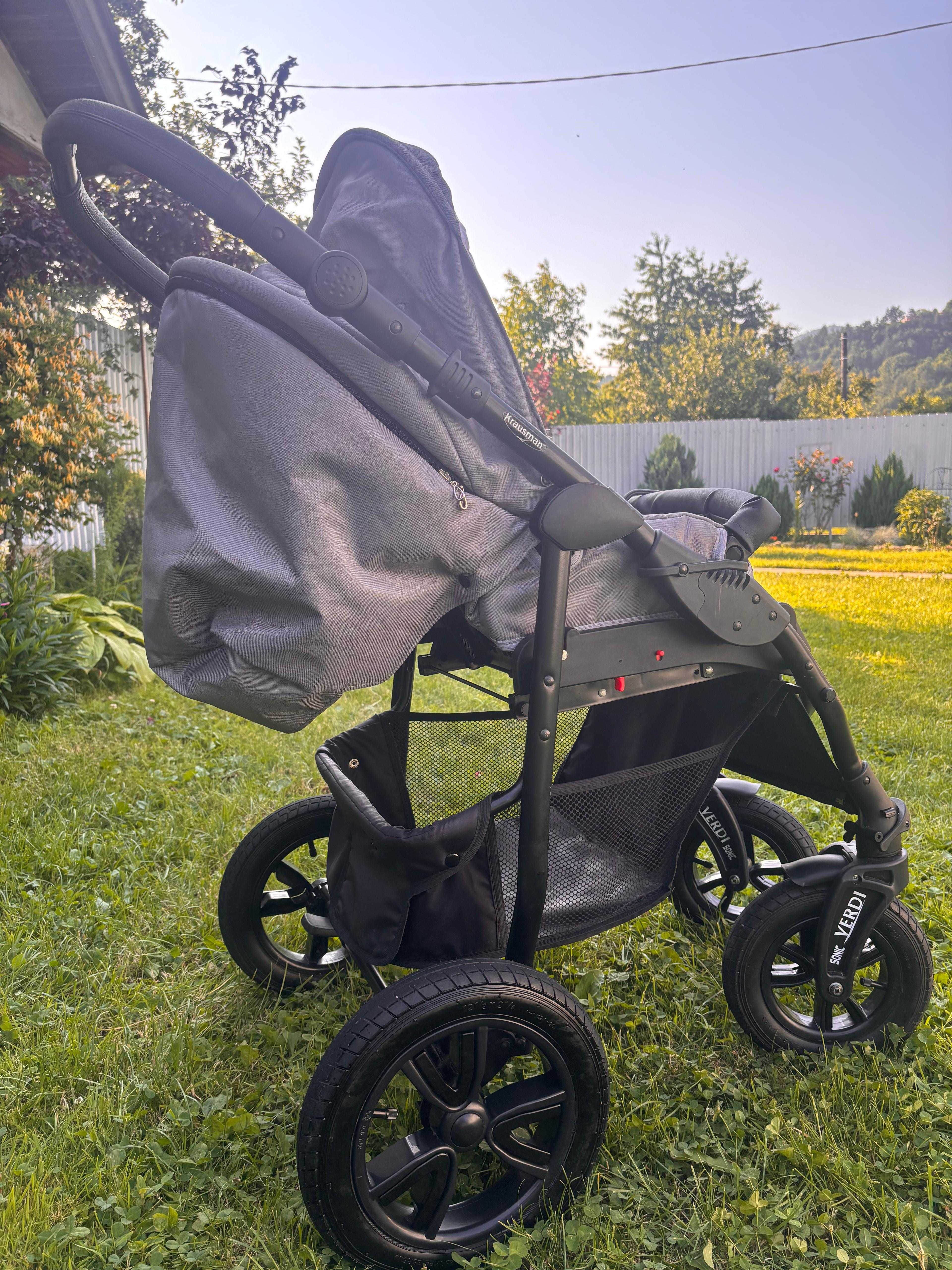 Cărucior Krausman 3 in 1 Trend Grey