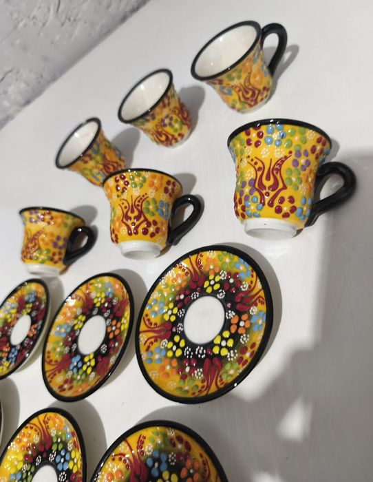 Set 6 cesti cafea handmade