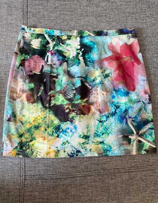 Fusta cu imprimeu marin Masura 38/M