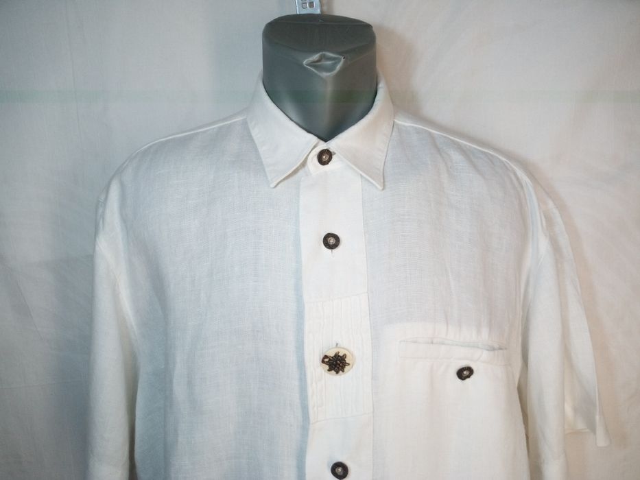 Cămașă tradițională bărbătească bavareză vintage 3XL /43 (eticheta)