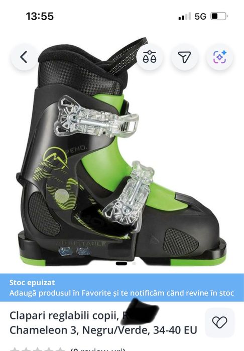 Vand clapari si schiuri 110