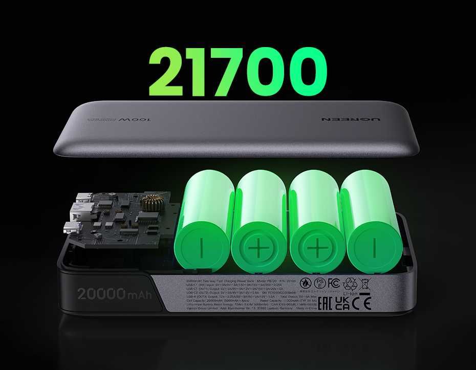 Ugreen PB720 Nexode 100W Power Bank 20000mAh For Macbook iPad iPhone16