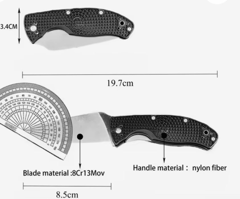 Сгъваем нож С22 ,стомана 8cr13Mov,дръжка G10.