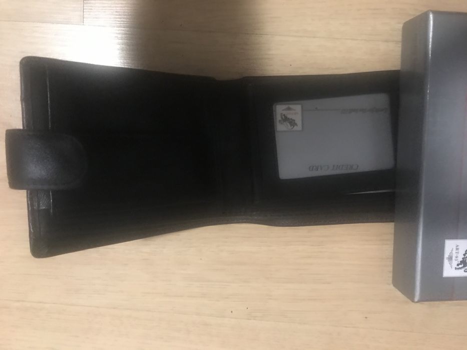 НОВ Мъжки портфейл Атр черен