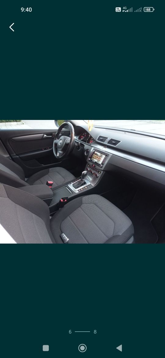 Volkswagen Passat 2.0/140 cp E6 AD Bleu