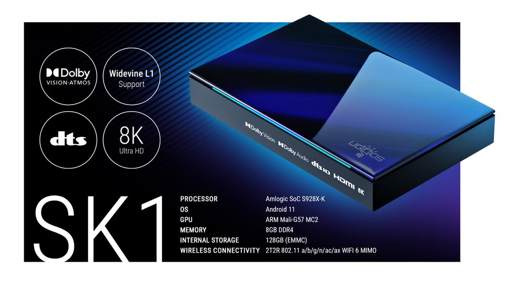 Ugoos SK1 8/128, Угоос SK1 8/128, андроид, android