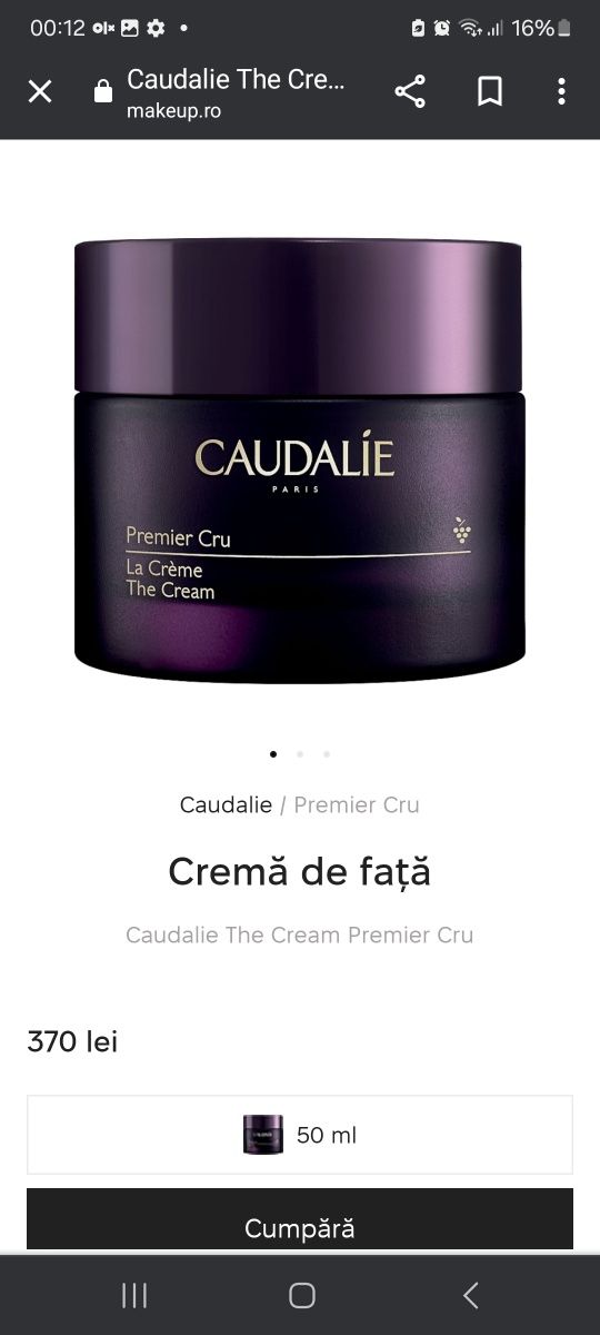 Crema de fata Caudalie