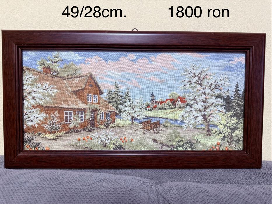 Goblene cusute manual in punct mic