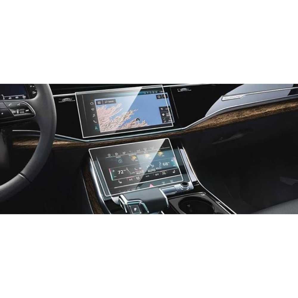 Стъклен screen протектор за Audi Q8 A6, C8 A7, 2018-2020 г., комплект
