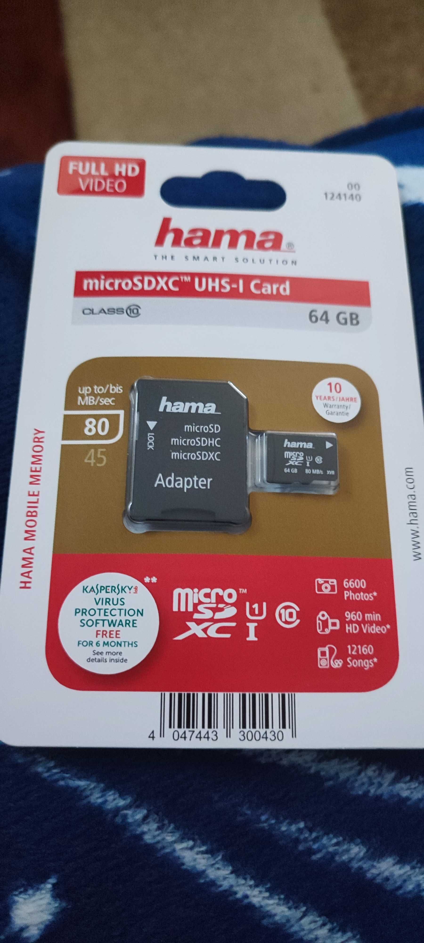 De vânzare MicroSDXC 64GB