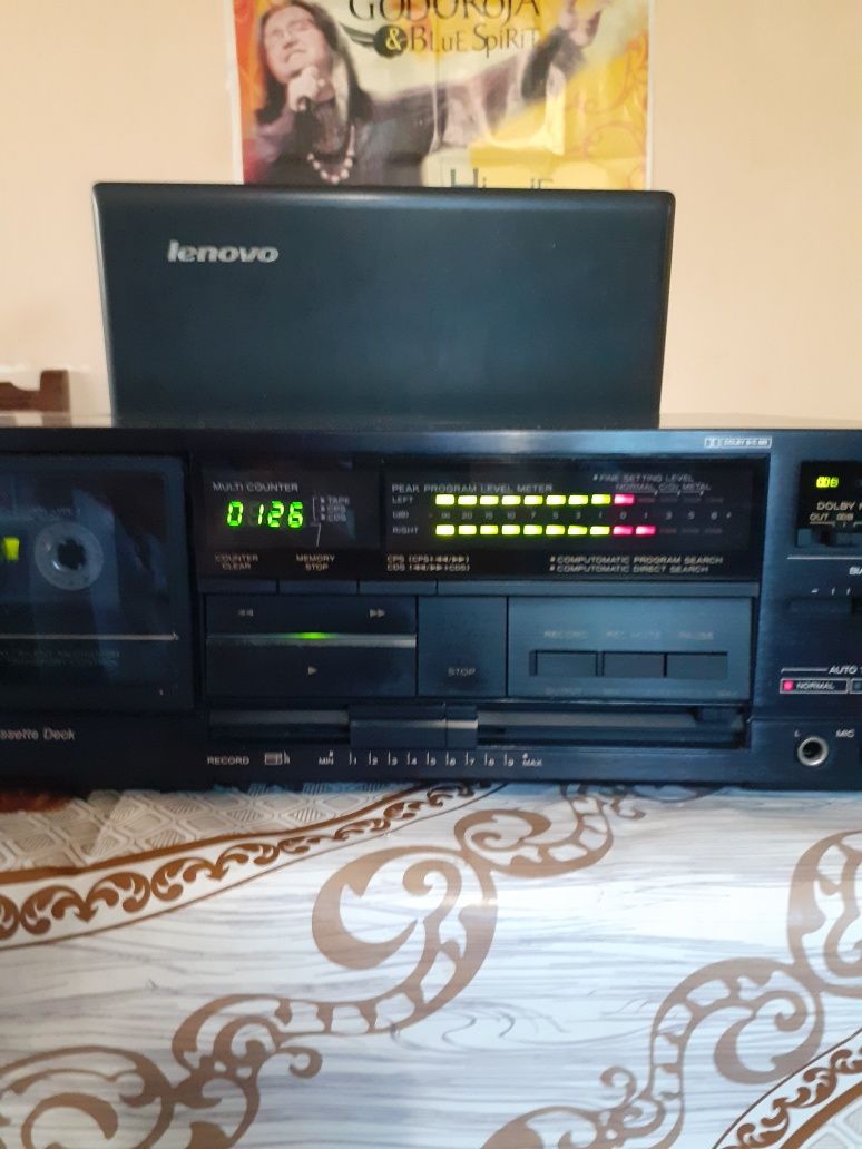 Teac V750 3Head casetofon deck akai sony