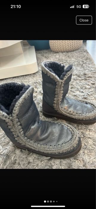 Mou Boots argintii