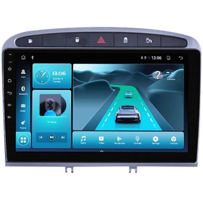 Navigatie Peugeot 408, 2008-2020, Android 14, 9INCH, 4GB RAM/64GB ROM