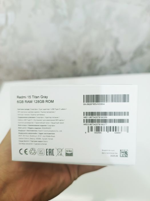 REDMI 15 Sotiladi YANGI