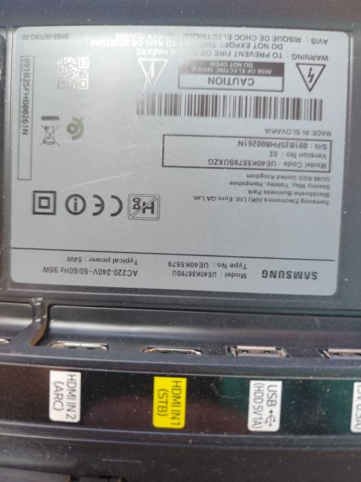 Televizor led smart Samsung defect