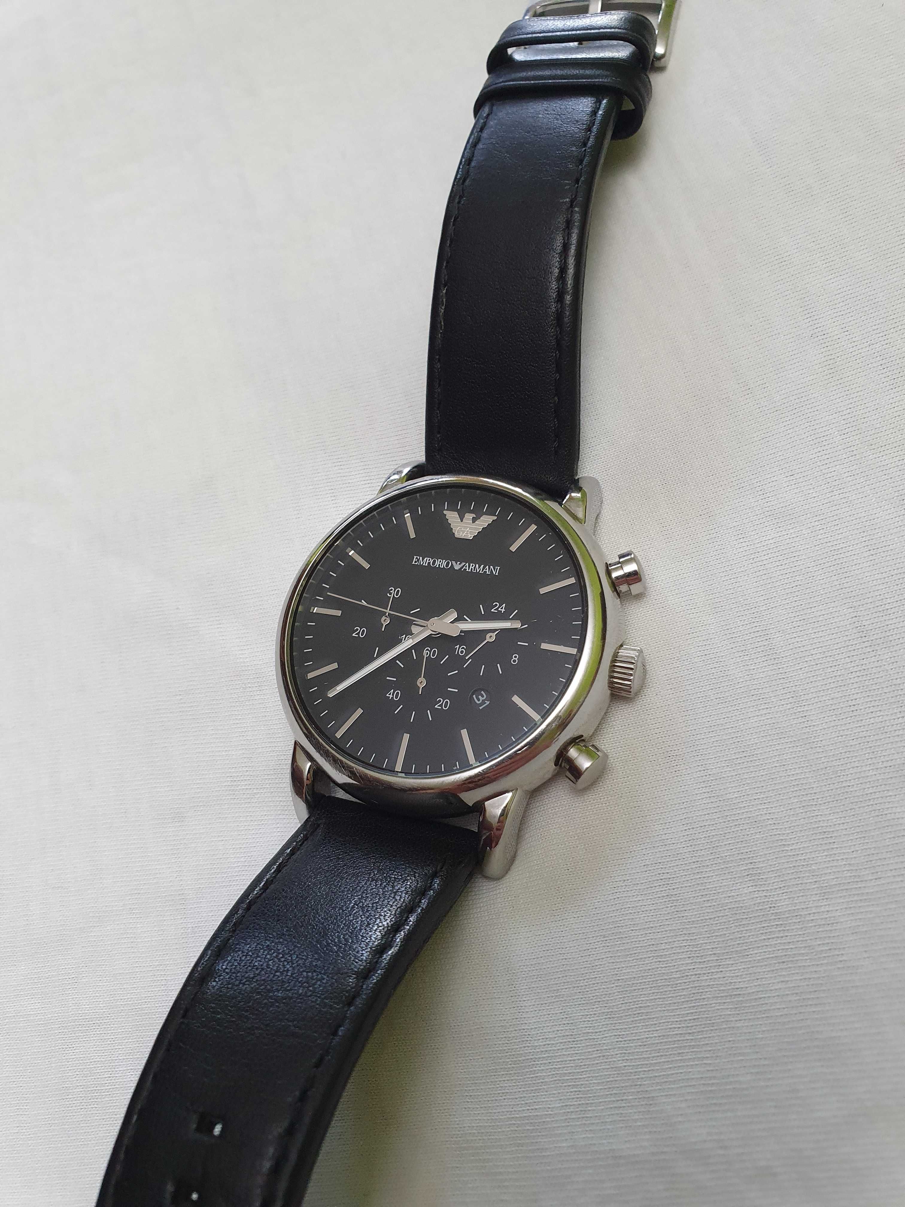 Ceas EA Emporio Armani , curea piele, original , Armani Classici