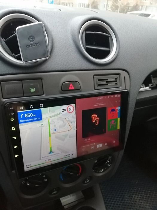 Магнитола для Ford Transit, Fusion, galaxy, kuga, Focus с рамкой новая