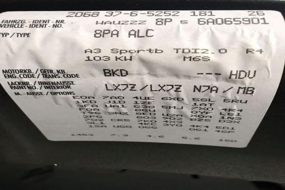 Cutie viteze 6+1t HDU Audi A3 Tip motor BKD