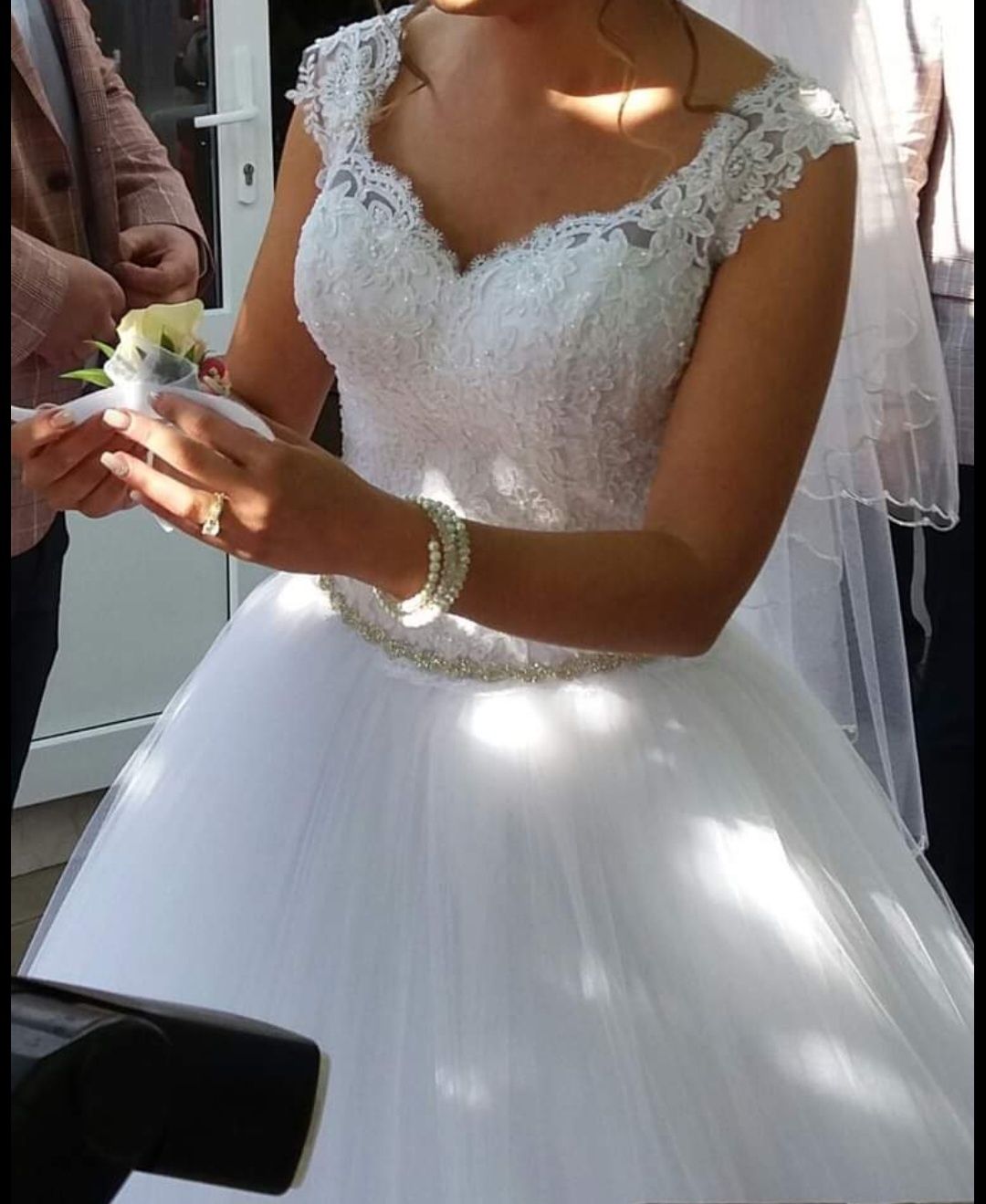 Rochie de mireasa +voal mireasa