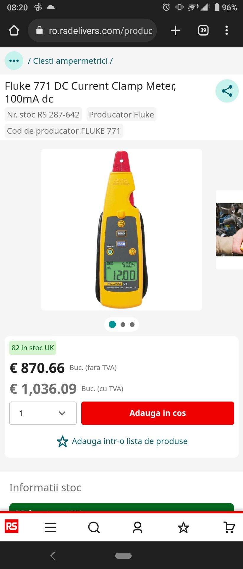 Fluke 771 nefolosit