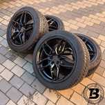 Set Jante Aliaj Concaver CVR3 R20 5X112 cu Anvelope Iarna 255/45/20