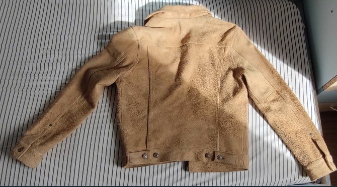 Jachetă de piele întoarsă H&M