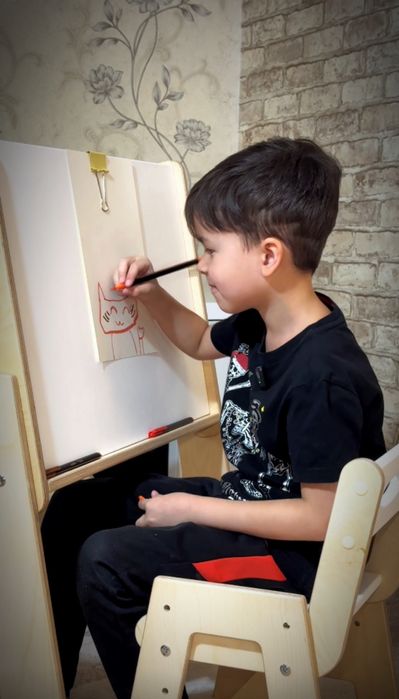 Детский комплект стол , стул 3в1 из ЭКО фанеры