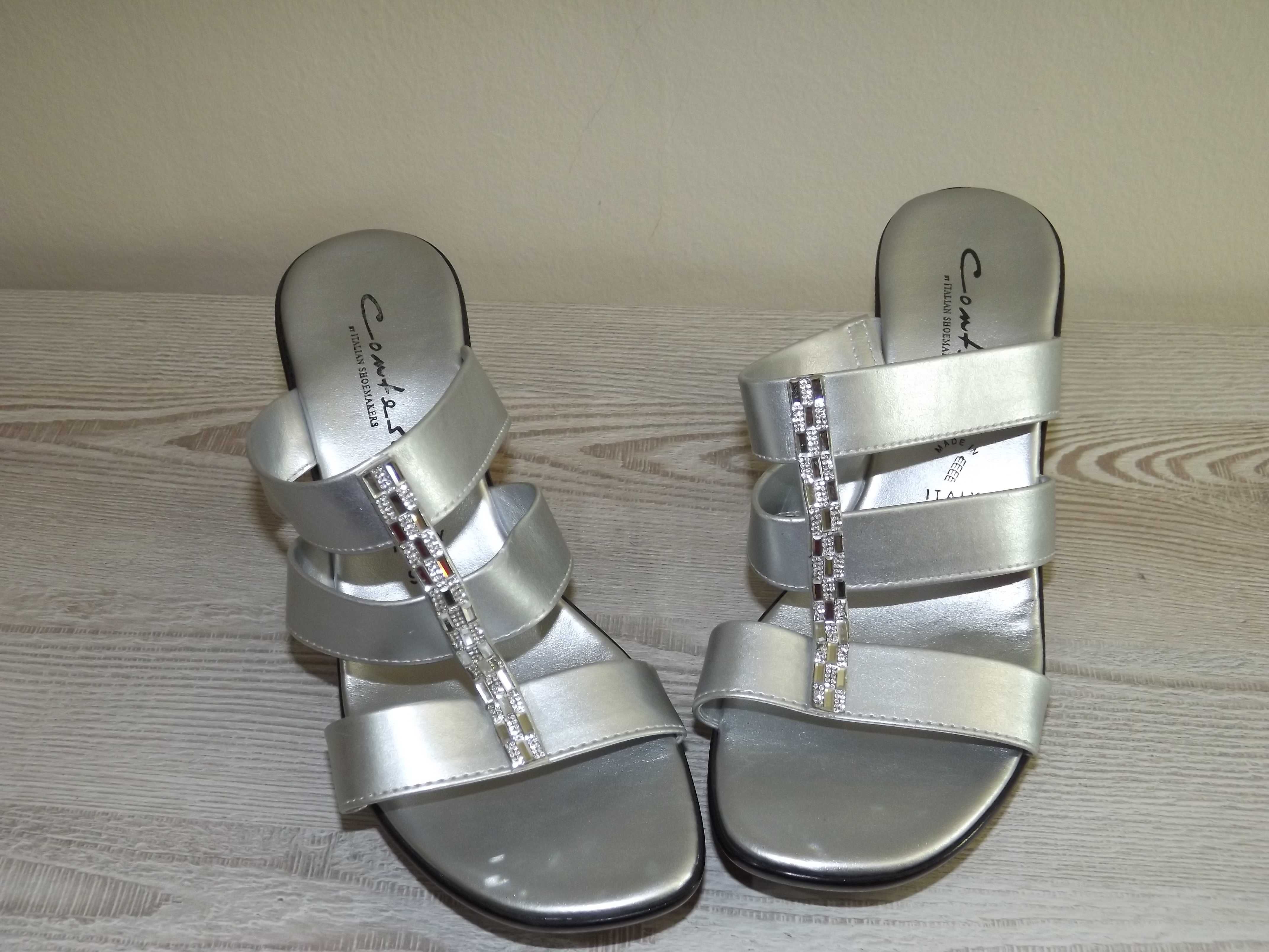 pantofi de dama argintii