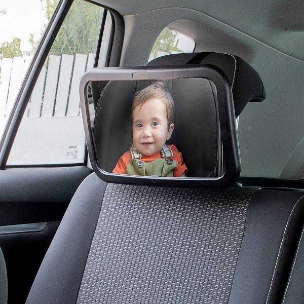 Oglindă de vizionare pentru scaunul auto copii spate, rotativă 360°