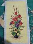 Goblen Ikebana cu lalele