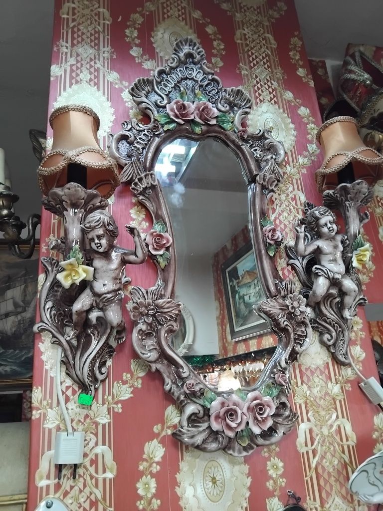 Capodimonte Конзола оледало!