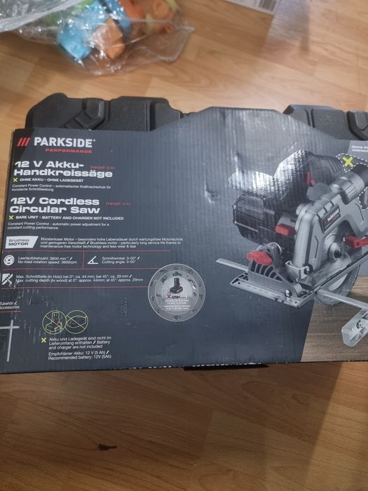 Fierăstrău circular Parkside Performance 12V