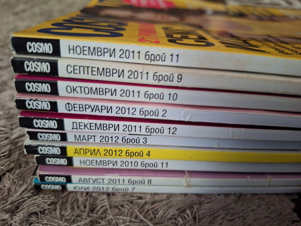 Списание Cosmopolitan

2021,2022 и 2023 г.

14 бр.Продават се зае