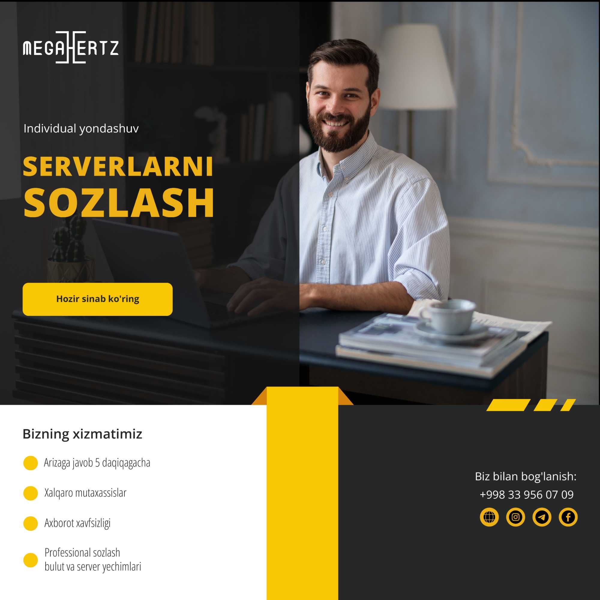 Serverlarni sozlash