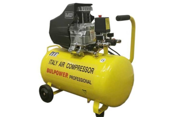 Компресор за въздух BULPOWER 50L - Профи серия ЖЪЛТ