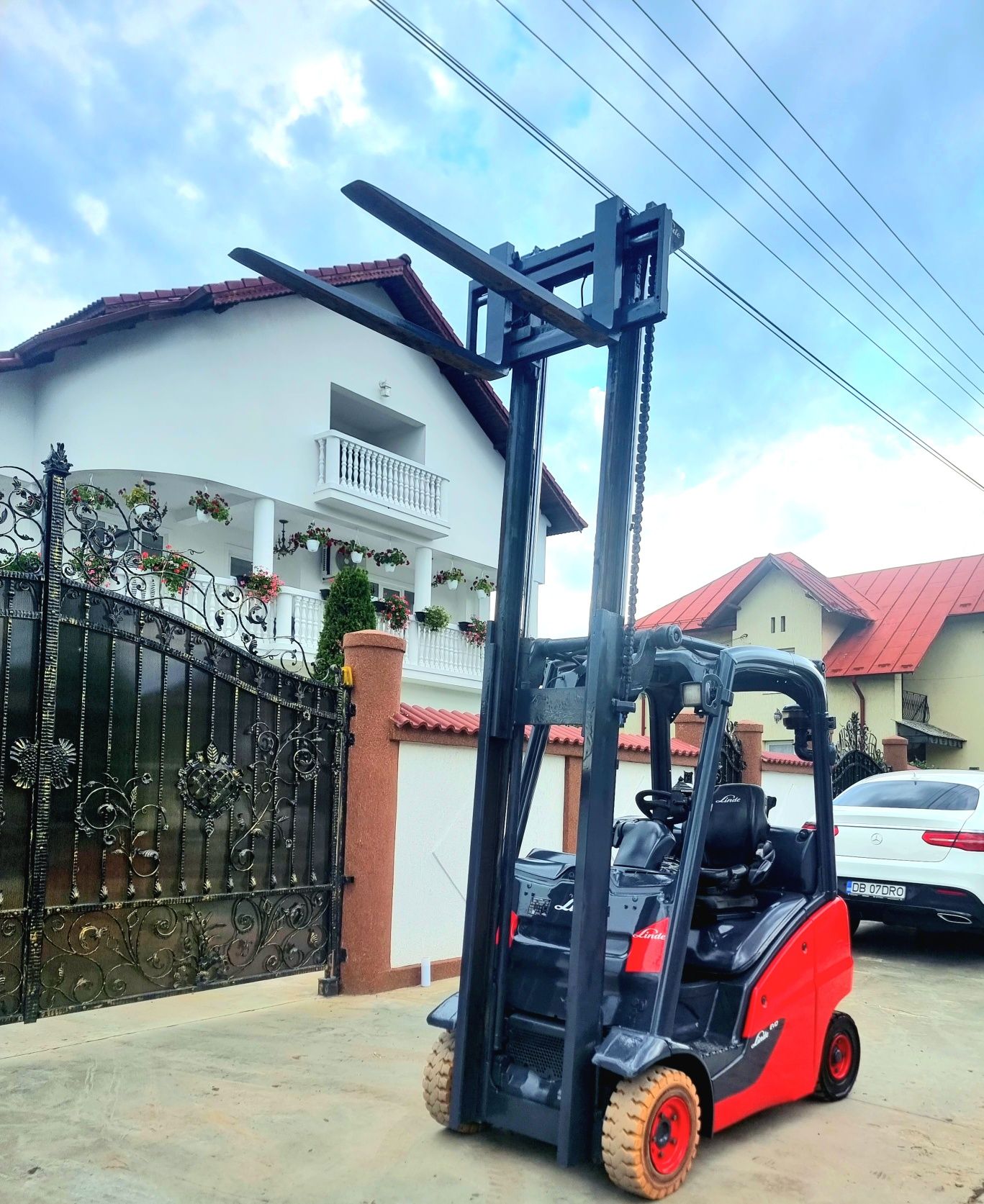 Vand motostivuitor Linde 2015 stivuitor diesel
