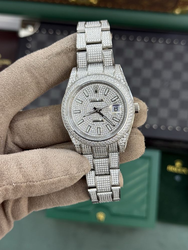 Rolex Date-Just 41 Index Ice Out