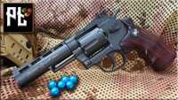 Pistol revolver full metal modificat 25.3 J co2 6 mm airsoft