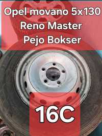 Opel Movano Reno Master 16 бусови джанти 5X130/ 9 броя Замъка Ямбол