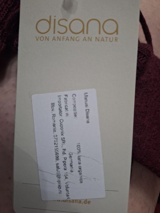 Manusi iarna Disana din lana fiarta