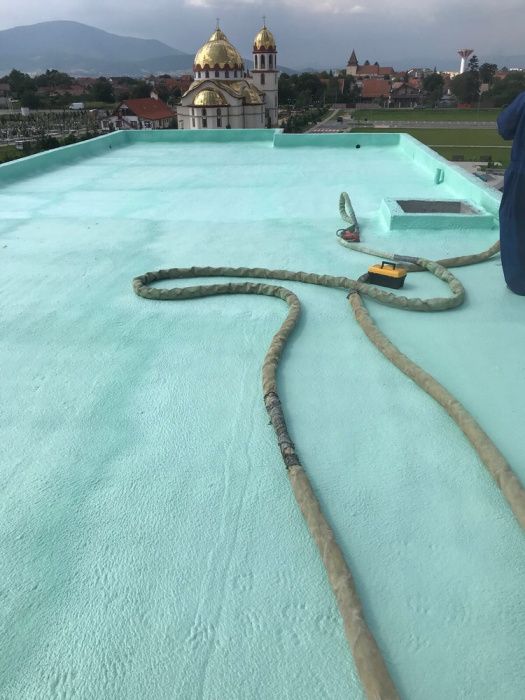 Izolatie cu spuma poliuretanica Hidroizolatii cu Polyurea(Poliuree)